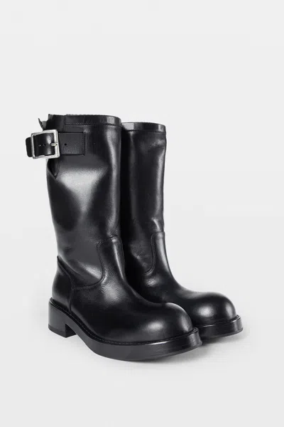 Ann Demeulemeester Neldor Engineer Boots In Black