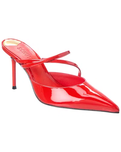 Schutz Annie Leather Pump In Red