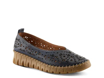Spring Step Carosa Platform Sneaker In Blue