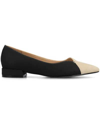 Journee Collection Carmin Pointed Toe Flat In Multi