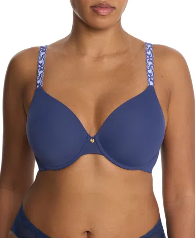 Natori Pure Luxe Underwire T-shirt Bra In Blue