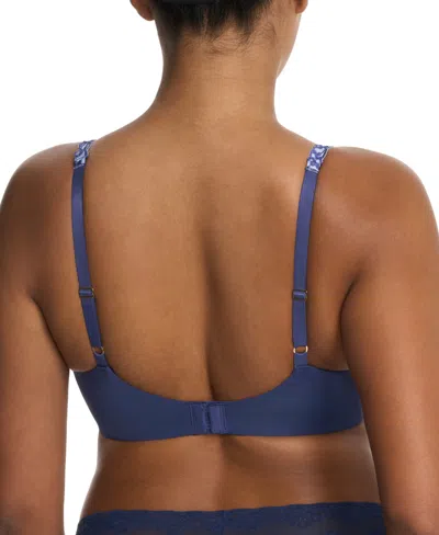 Natori Pure Luxe Underwire T-shirt Bra In Blue