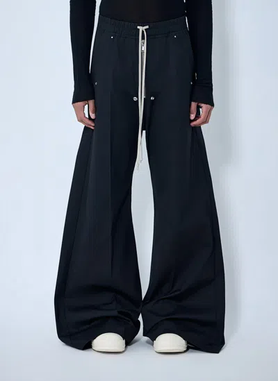 Rick Owens Drawstring Trousers In Black