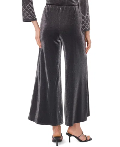 Msk Petite Wide Leg Pull-on Pants In Multi