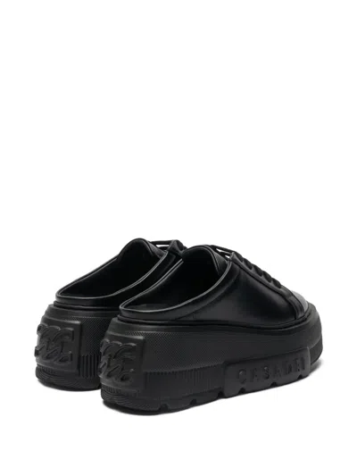 Casadei Nexus Platform Slip-on Sneakers In Black