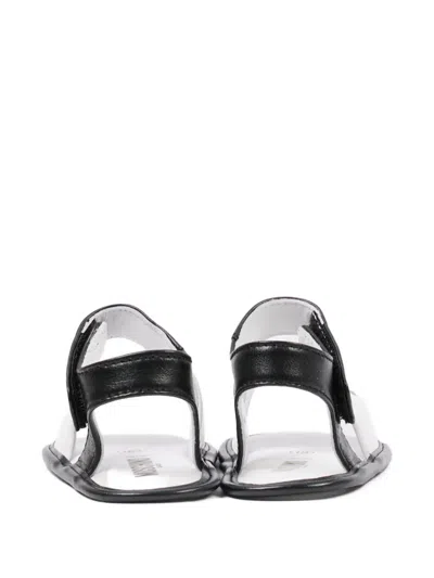 Moschino Teddy Strap Sandals In White