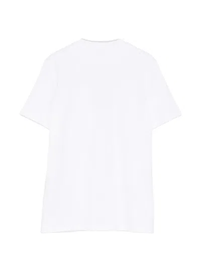 Eleventy V-neck T-shirt In White