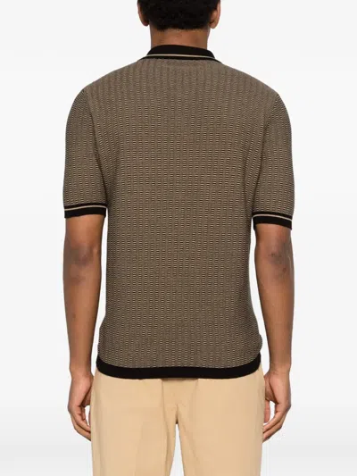 Tagliatore Patterned Buttoned Shirt In Multi