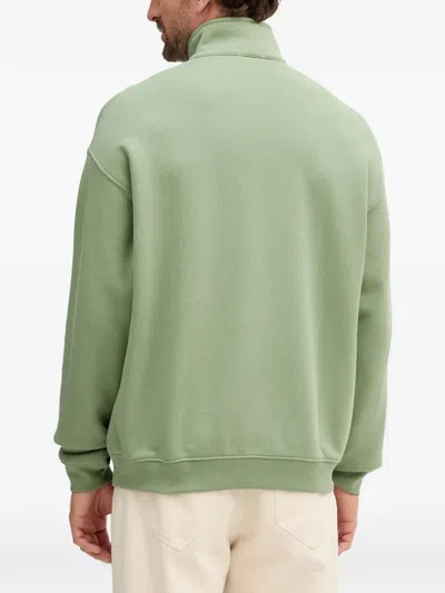 Lacoste Zip-up Sweatshirt In Green