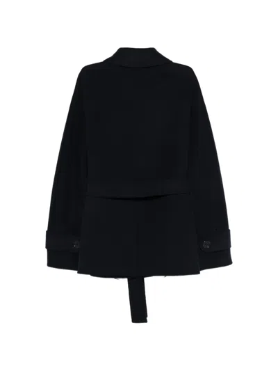 Max Mara Double-breasted Jacket In Blue