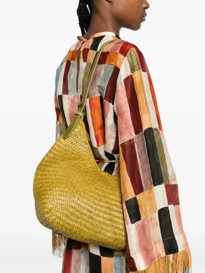 Dragon Diffusion Luna Mezza Shoulder Bag In Green