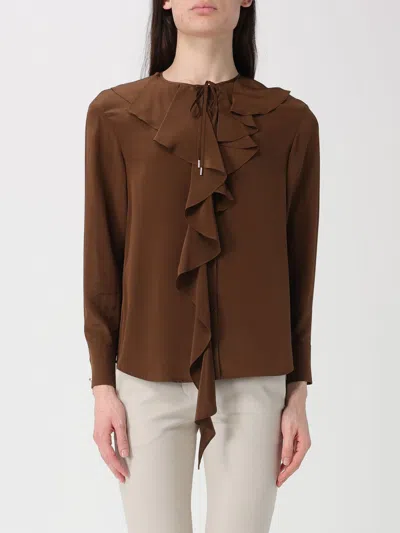 Max Mara Aeyde Brown Ponyhair Ankle Boots In Brown