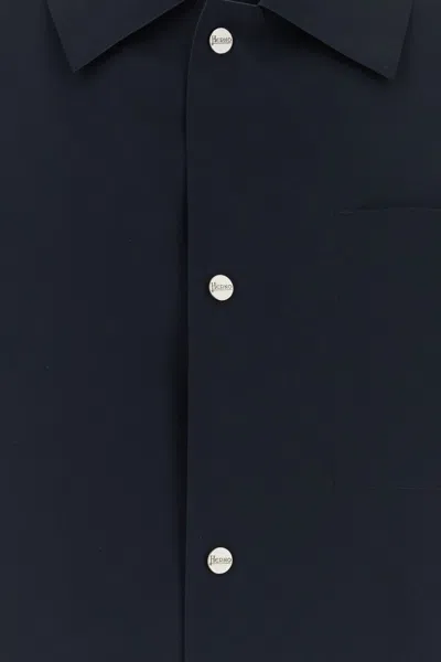 Herno Collared Jacket Long Sleeves Front Pockets In Black