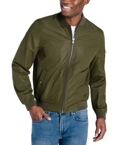 Michael Kors Men's Bomber Jacket, Created For Macy's In Green