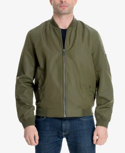 Michael Kors Men's Bomber Jacket, Created For Macy's In Green