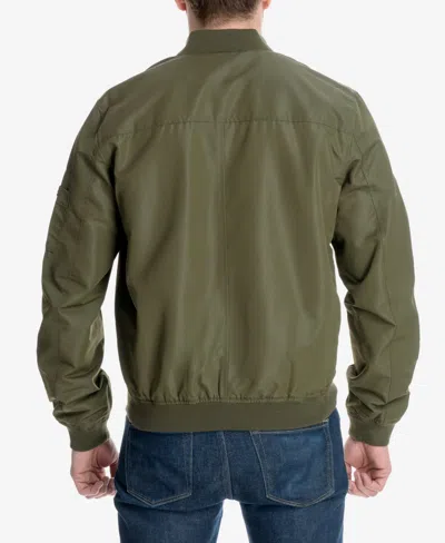 Michael Kors Men's Bomber Jacket, Created For Macy's In Green