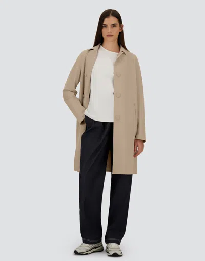 Herno Coat In First-act Pef In Brown