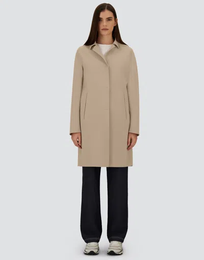 Herno Coat In First-act Pef In Brown