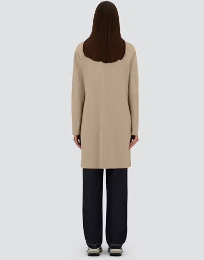Herno Coat In First-act Pef In Brown