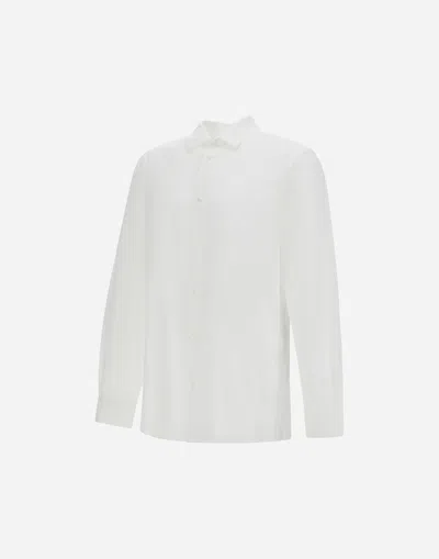 Herno Long Sleeved Button-fastened Shirt In White