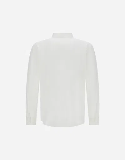 Herno Long Sleeved Button-fastened Shirt In White