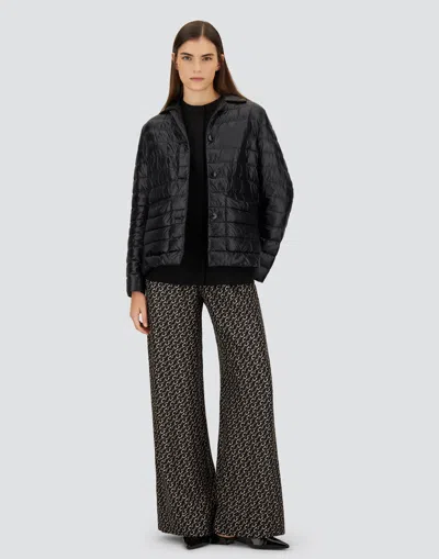Herno Long-sleeved Down Jacket In Blue