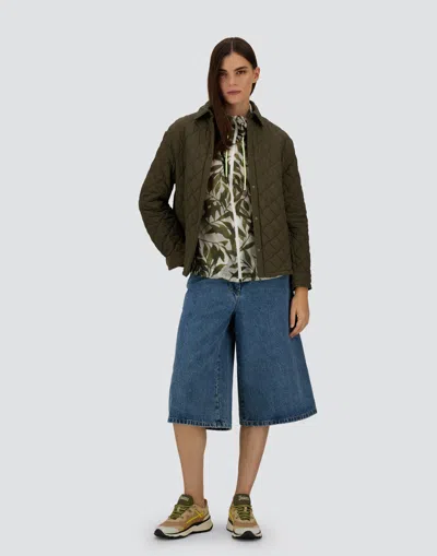 Herno Jacket In Printed Ripstop In Multi