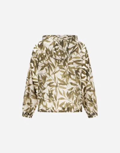 Herno Jacket In Printed Ripstop In Multi