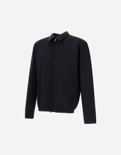 Herno Shacket In Lightweight Diagonal In Multi