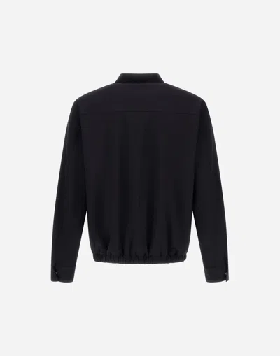 Herno Shacket In Lightweight Diagonal In Multi