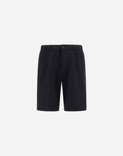 Herno Shorts In Seer-crease In Multi