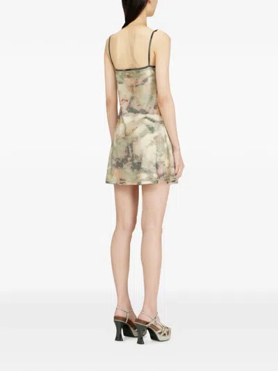 Diesel D-loop Crystal-embellishment Mini Dress In Multi