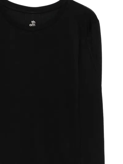 Thom Krom Long Sleeves T-shirt In Black