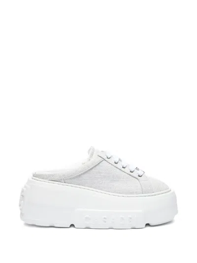 Casadei Sneakers Sabot Cassiopea - Woman Sneakers White 38.5 In White