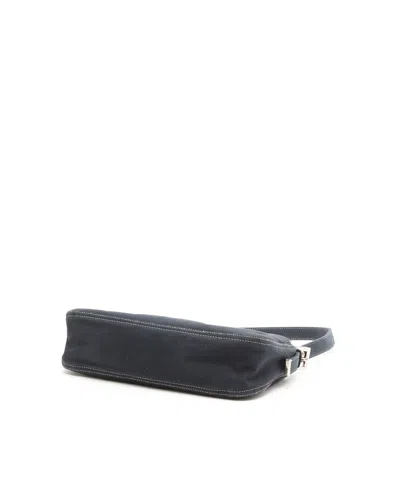 Fendi Ff Denim Bag In Red