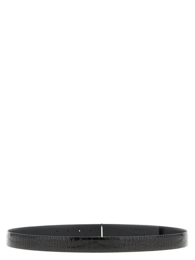 Tom Ford Reversible Python-print Buckle Belt In Multi