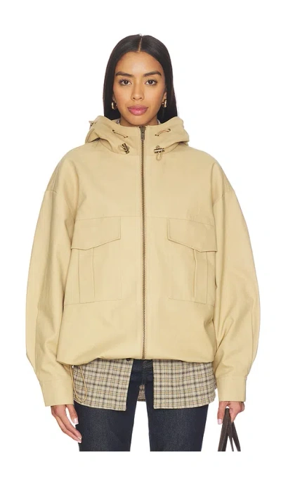 Mother The Light Drizzle Take A Raincheck Jacket In Neutral