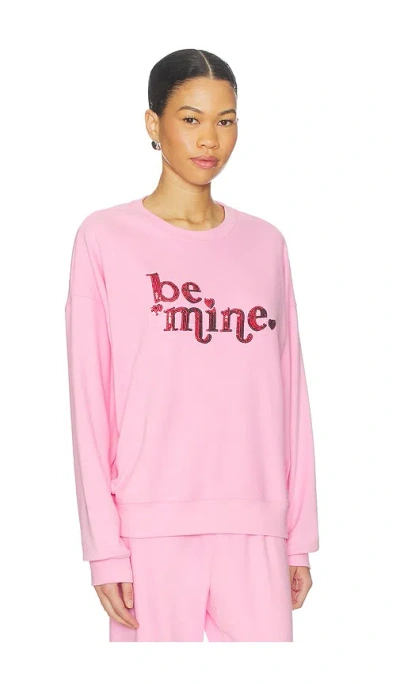 Beach Riot Devyn Oversized Sweatshirt In Pink