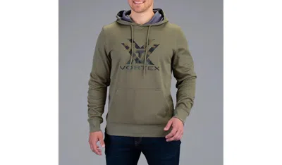 Vortex Men's  Performance Hoodie In Green