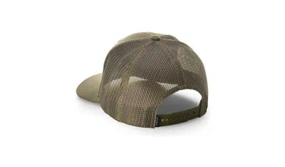 Vortex Three Peaks Leather Patch Snapback Hat In Green