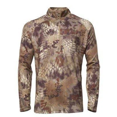 Kryptek Men's  Cronos Long Sleeve 1/4 Zip In Multi