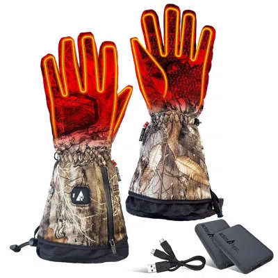 Actionheat Women's  5v Battery Featherweight Heated Gloves In Red
