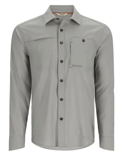 Simms Men's  Challenger Long Sleeve T-shirt,button Up In Multi