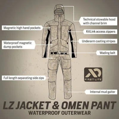 First Lite Men's  Lz Jacket In Brown