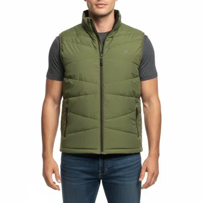 Mobile Warming Crest Heated Vest In Green