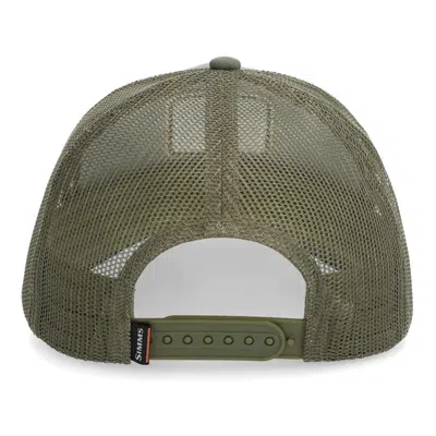 Simms Men's  Double Haul Icon Trucker Adjustable Hat In Green