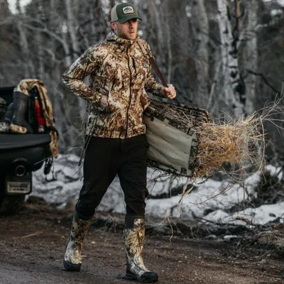 First Lite Men's  Rugged Wool Wader Pant In Brown