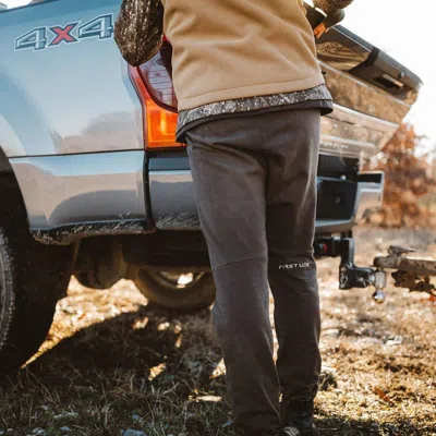 First Lite Men's  Rugged Wool Wader Pant In Brown