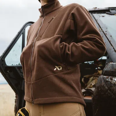 First Lite Men's  Challis Fleece Jacket In Brown