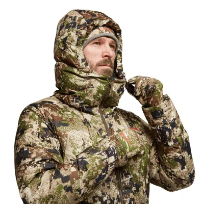 Sitka Men's  Hyperdown Hooded Jacket In Green